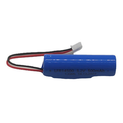 Fast Charging ODM Lithium Battery Pack 3.2V 500mAh Short Circuit Protection