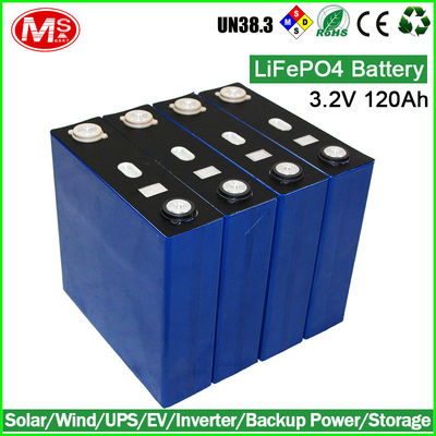 Китай Forklift LiFePO4 battery cell 3.2V 120Ah with deep cycle life завод