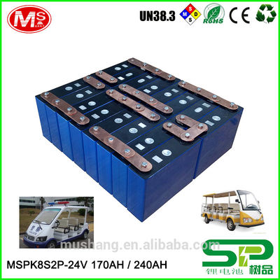 Китай High-efficiency rechargeable 24v100ah Lithium ion battery with PCM For Electric Sightseeing car завод